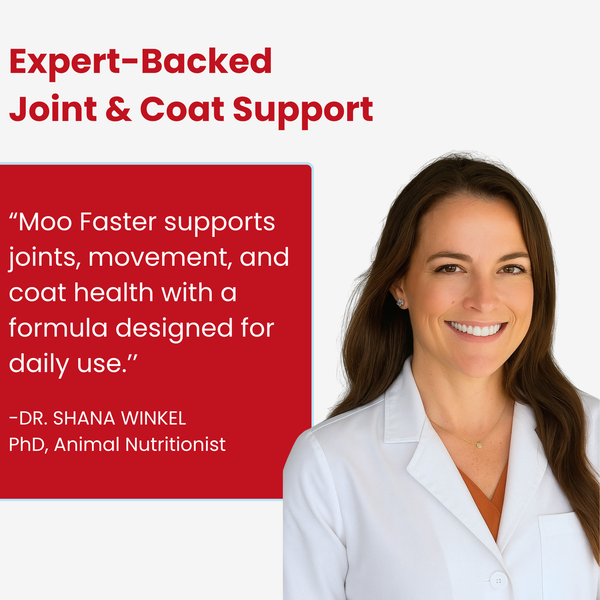 Moo Faster-Joint Mobility and Skin & Coat Health